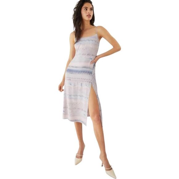 Aritzia Dresses & Skirts - Aritzia Wilfred affogato slit dress size 4